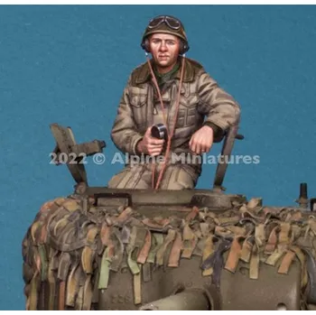 Plastikový model Alpine Miniatures 1/35 British Tank Commander Set (2 figures)
