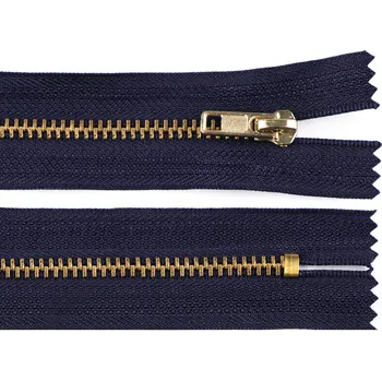 Zip Kovový zip No 4 délka 16 cm kalhotový