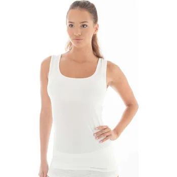 Dámské tričko Brubeck dámské tričko bez rukávu Comfort wool Barva: Bílá, Velikost: S