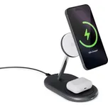 Epico UltraBase Qi2 2v1 Mag+ bezdrátový nabíjecí stojánek černý Černá