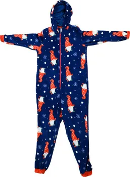 Dámský overall Dámský vánoční overal CHRISTMAS ONESIE modrý - různé velikosti Velikost: M