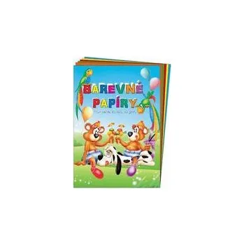 Barevný papír Barevné papíry 80g (20 listů)