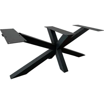 Stolová podnož Intea Design Siracuza 180,3 x 70 x 70,4 cm černá