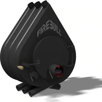 Krbová kamna Teplovzdušná kamna Firebull S6 ,11kW/230m3 - Pravé