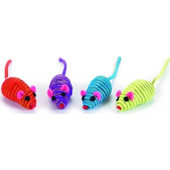 Hračka pro kočku Beeztees Hračka myš se zlatou nitkou Glammy 5cm