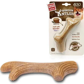 Hračka pro psa GiGwi Žvýkací parůžky (Wooden Antler), S