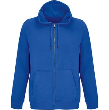 Pánská mikina SOĽS Calipso Unisex mikina s kapucí na zip SL04237 Royal blue L