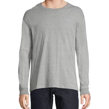 Pánská móda SOĽS Pioneer Unisex triko s dlouhým rukávem SL03982 Grey melange XS