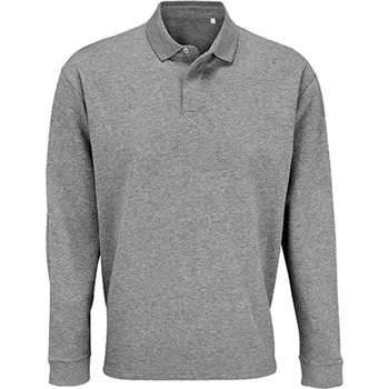 Pánská mikina SOĽS Heritage Unisex polo mikina SL03990 Šedá melanž XS