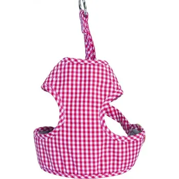 Postroj pro psa CAMON POSTROJ S VODÍTKEM 1.5x120 cm Barva: ČERVENÁ, Velikost: M