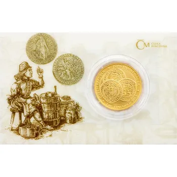 Sběratelství Česká mincovna - Zlatá uncová investiční mince Tolar - Česká republika 2023 stand číslovaný 1 oz
