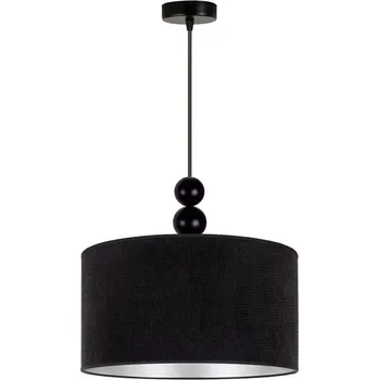 Duolla - Lustr na lanku LYON 1xE27/15W/230V pr. 40 cm černá