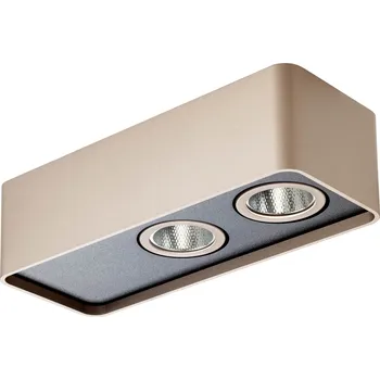 Redo Stropní LED svítidlo YUKI, 10W, š. 180 mm, 36° optic Barva: Kávová, Teplota světla: 3000K - teplá bílá