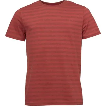 Pánské triko BUSHMAN REECE 2XL Červená, Vínová