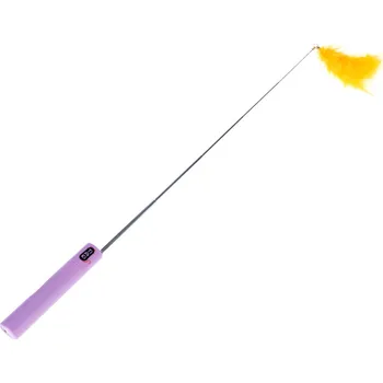 Hračka pro kočku TIAKI udice pro kočky s bambulí a LED ukazovátkem