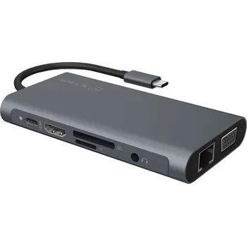 Příslušenství pro notebook ICY BOX IB-DK4040-CPD USB-C DockingStation 10-in-1
