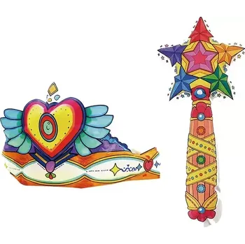 omalovánky Nafukovací omalovánky box Princeznovská sada 2ks