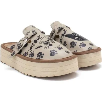 Dámské pantofle Dámské Calceo nazouváky s kočkami CAL4602 37