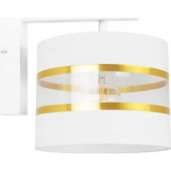 Nástěnné svítidlo Nástěnná lampa s elegantním zlatým stínidlem, 20 cm