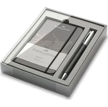 Kuličkové pero Faber-Castell Ambition Precious Resin - dárková kazeta se zápisníkem