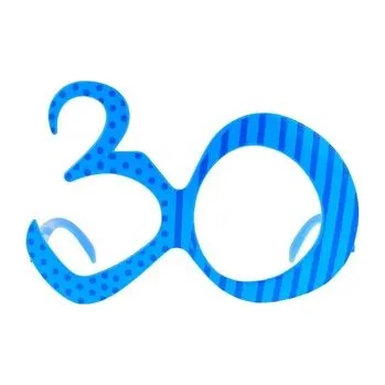 Set školních potřeb Okulary 30 urodziny niebieskie