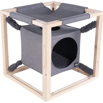 Odpočívadlo Quapas! Catcube M šedá