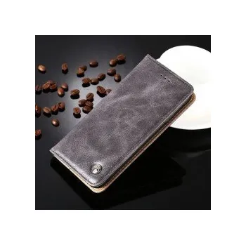 Pouzdro na mobilní telefon Huawei P9 Lite 2017 - šedé PU kožené pouzdro