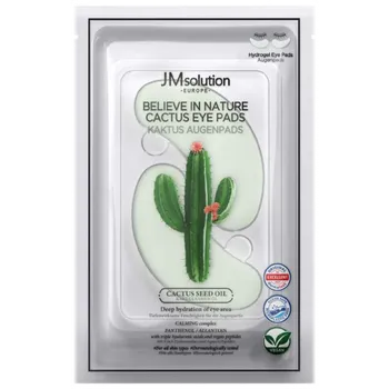 Pleťová maska JM Solution Korejská hydrogelová maska pod oči, kaktus, 1 pár