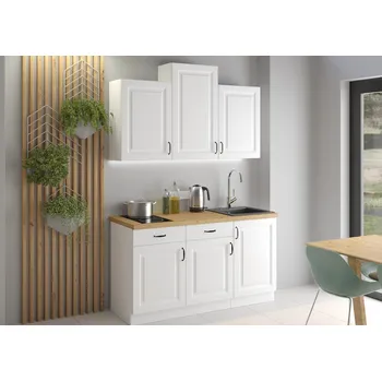 Kuchyňská linka Lempert Stilo 160 cm bílá