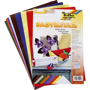 Dekorační filc A4 mix 10ks