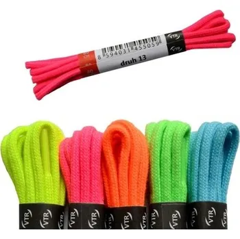 Tkaničky do bot 13-80 CM TKANIČKY tenké neonově žluté