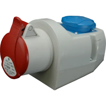 Elektrická zásuvka SEZ DK Nástěnná kombinovaná zásuvka IZVZ 3253 SEZ 32A/400V, 5 - pól