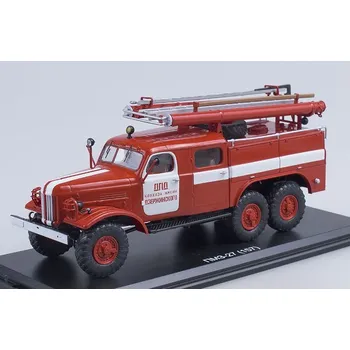 autíčko SSM - Start Scale Models ZIL-157K PMZ-27 Hasičské auto 1:43 - SSM PMZ-27 (ZIL 157K) - kovový model auta