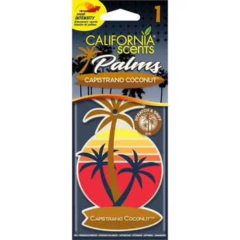 Vůně do auta California Scents Palms Capi Coconut vůně Kokos