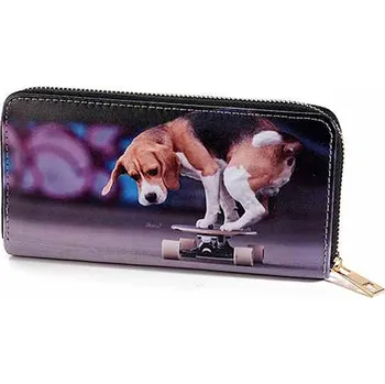 Peněženka Dámská peněženka 13zero3 vzor Pejsek na skejtu