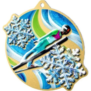 Poháry Bauer Kovová medaile MDM01M05 | Skoky na lyžích