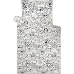 Sleep-well Povlečení mikroflanel Sleep-well 70x90+140x200cm, digi tisk, KOČKA a PES