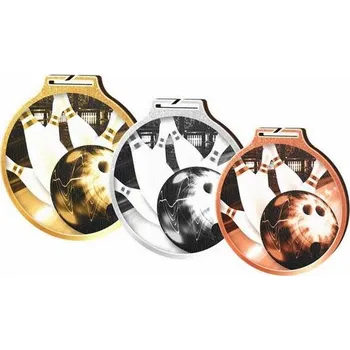 Poháry Bauer Medaile MDAWR002M08 | Bowling
