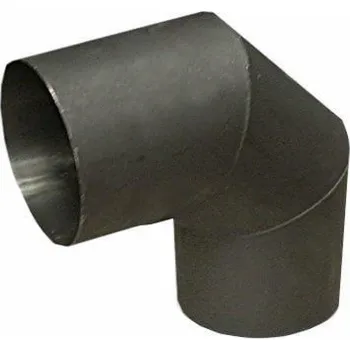 Kouřovod Koleno stahováku ABX, 150 mm, 1,5 mm, 90°