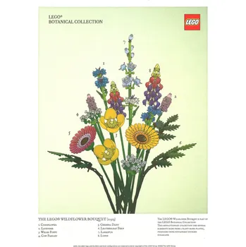 Hračka Plakát LEGO® divoké kvítí - LEGO 5007799