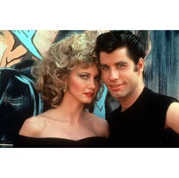 Plakát Plakát, Obraz - Olivia Newton John And John Travolta In 'Grease'