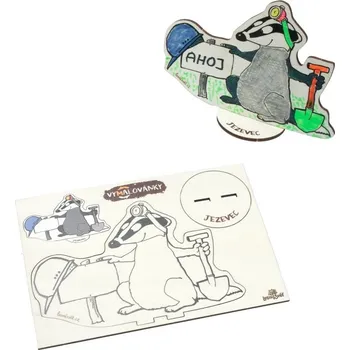 omalovánky Vymalovánky - Jezevec