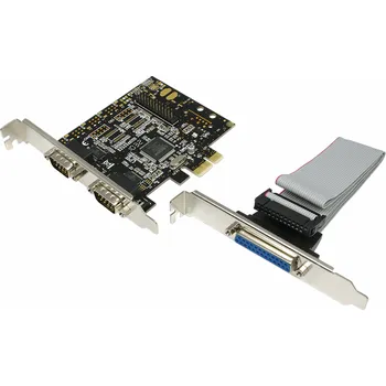 LogiLink PCIe x1 Controller – 2x sériový port + 1x paralelní port (PC0033)