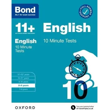 Cizojazyčná kniha Bond 11+ English 10 Minute Tests with Answer Support 8-9 years (for GL Assessment & other 11 plus exams) - Lindsay, Sarah a Bond 11+