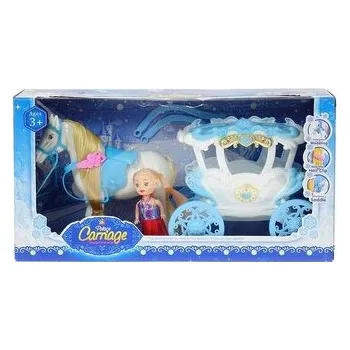 Panenka Karoca z koniem i lalką 7cm