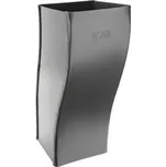 KJG odskok svodu hranatý 100x100 mm (o 60 mm) / pozink RAL 7016 antracit