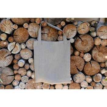 Nákupní taška Nelly lněná taška přírodní 40x40cm