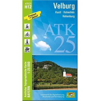 ATK25-H12 Velburg (Amtliche Topographische Karte 1:25000) - Landesamt für Digitalisierung, Breitband und Vermessung