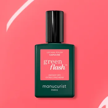 Kosmetika Manucurist Green Flash LED gel na nehty 15 ml CAPUCINE