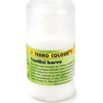 Speciální výtvarná barva Barva na textil Terno 20g bílá
